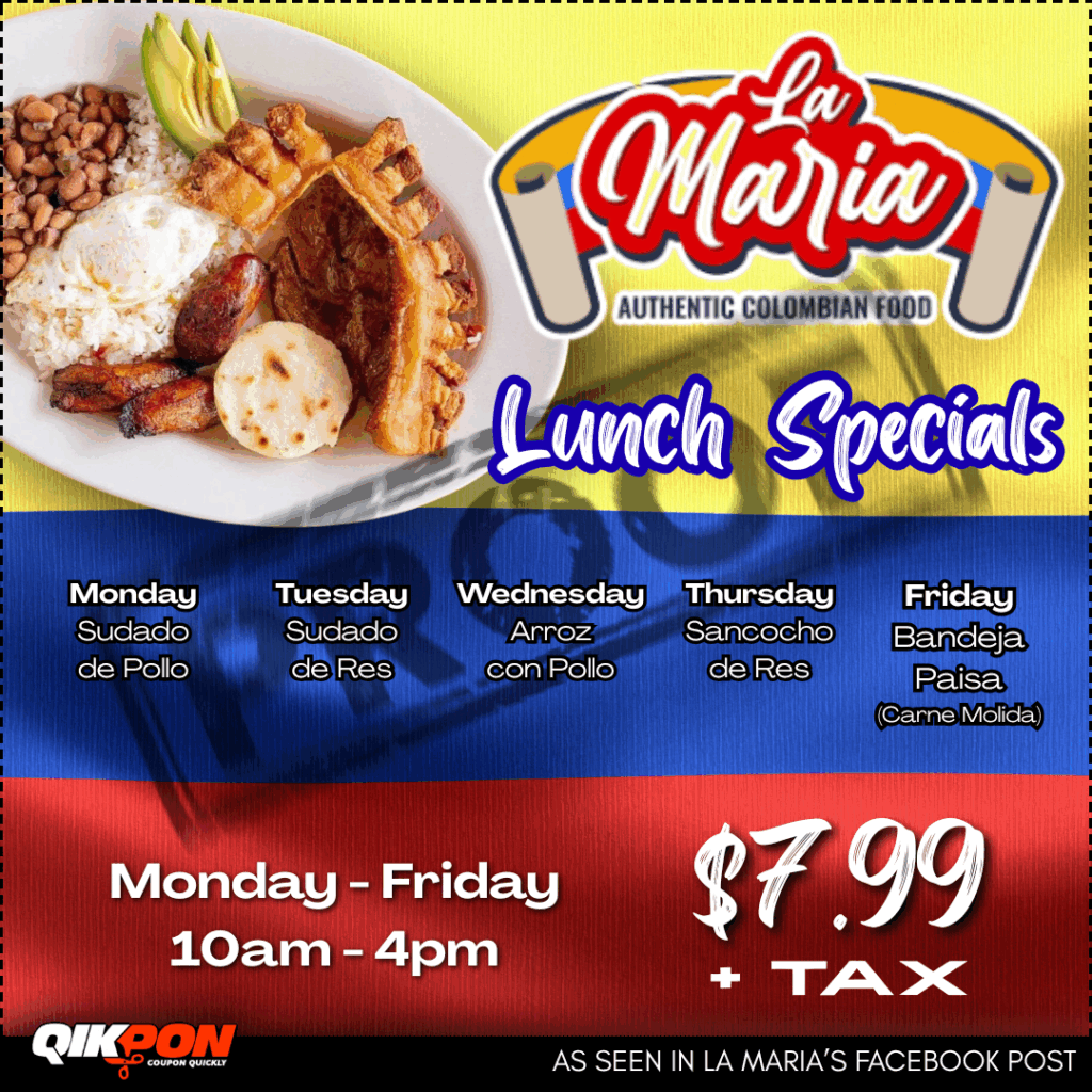 La Maria - Lunch Specials