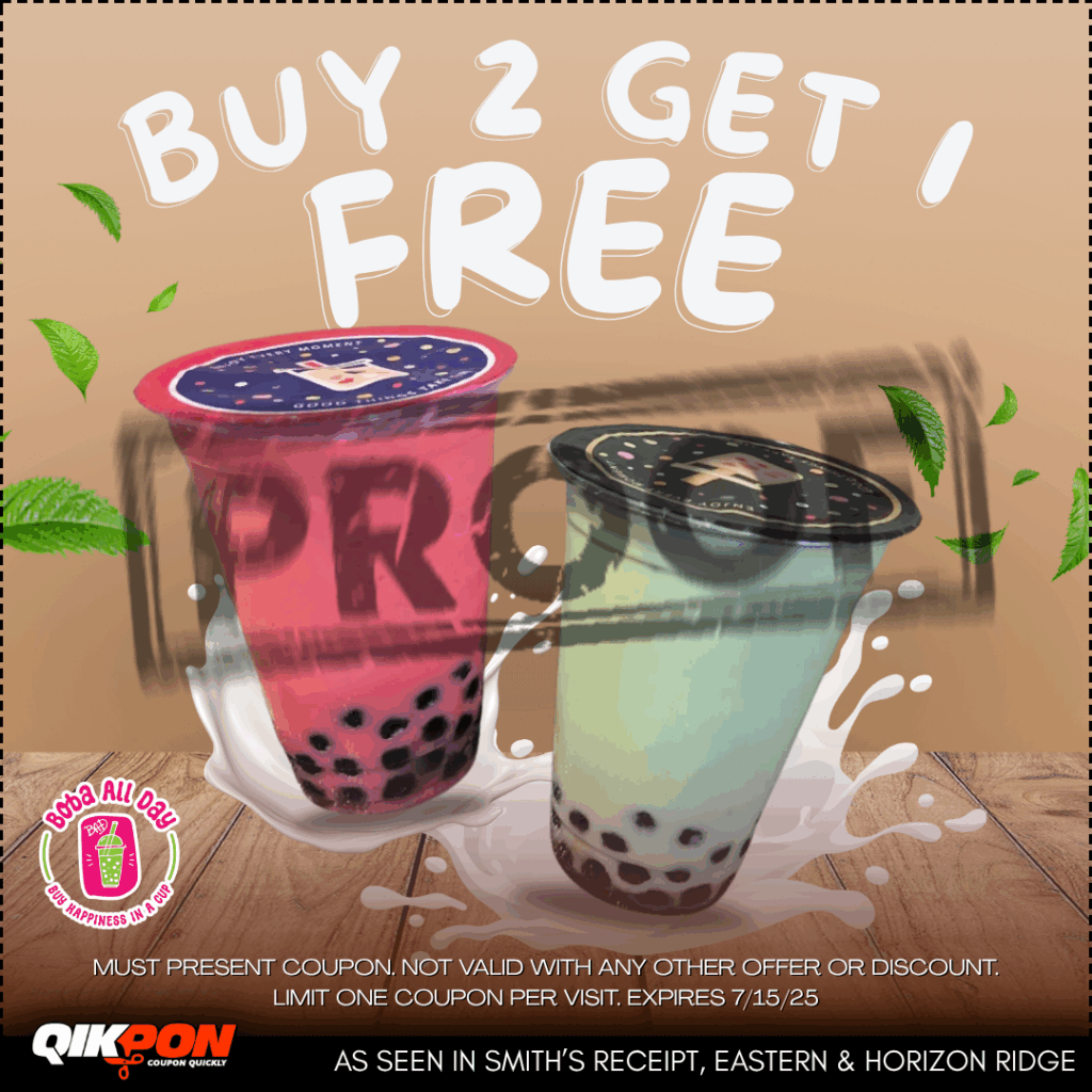 Boba All Day - Buy 2 Get 1 FREE