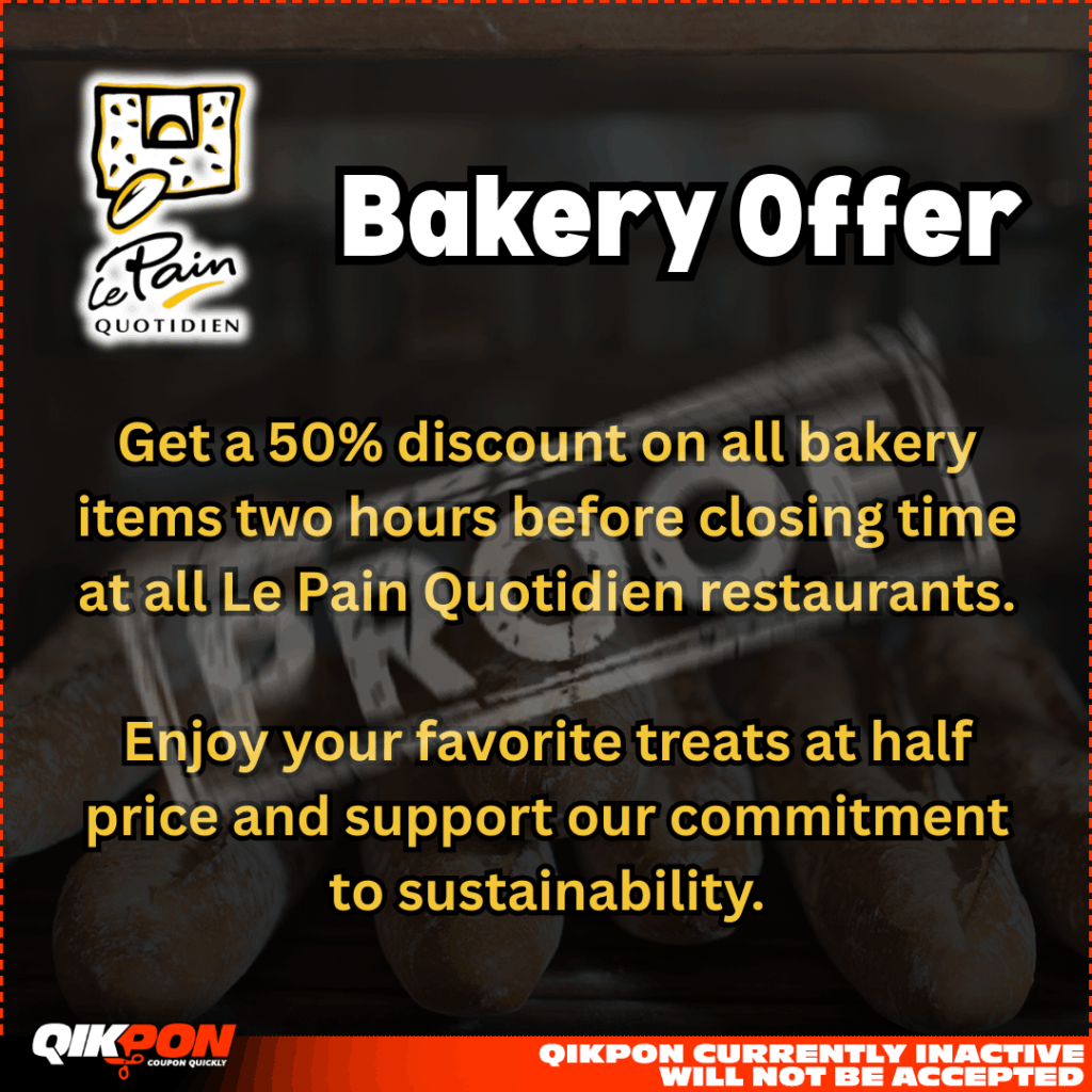 Le Pain Quotindien - Bakery Offer