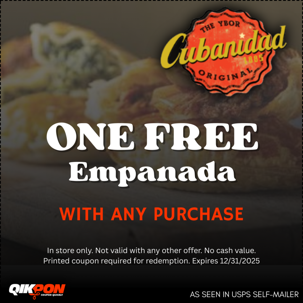 Cubanidad 1885 - One FREE Empanada